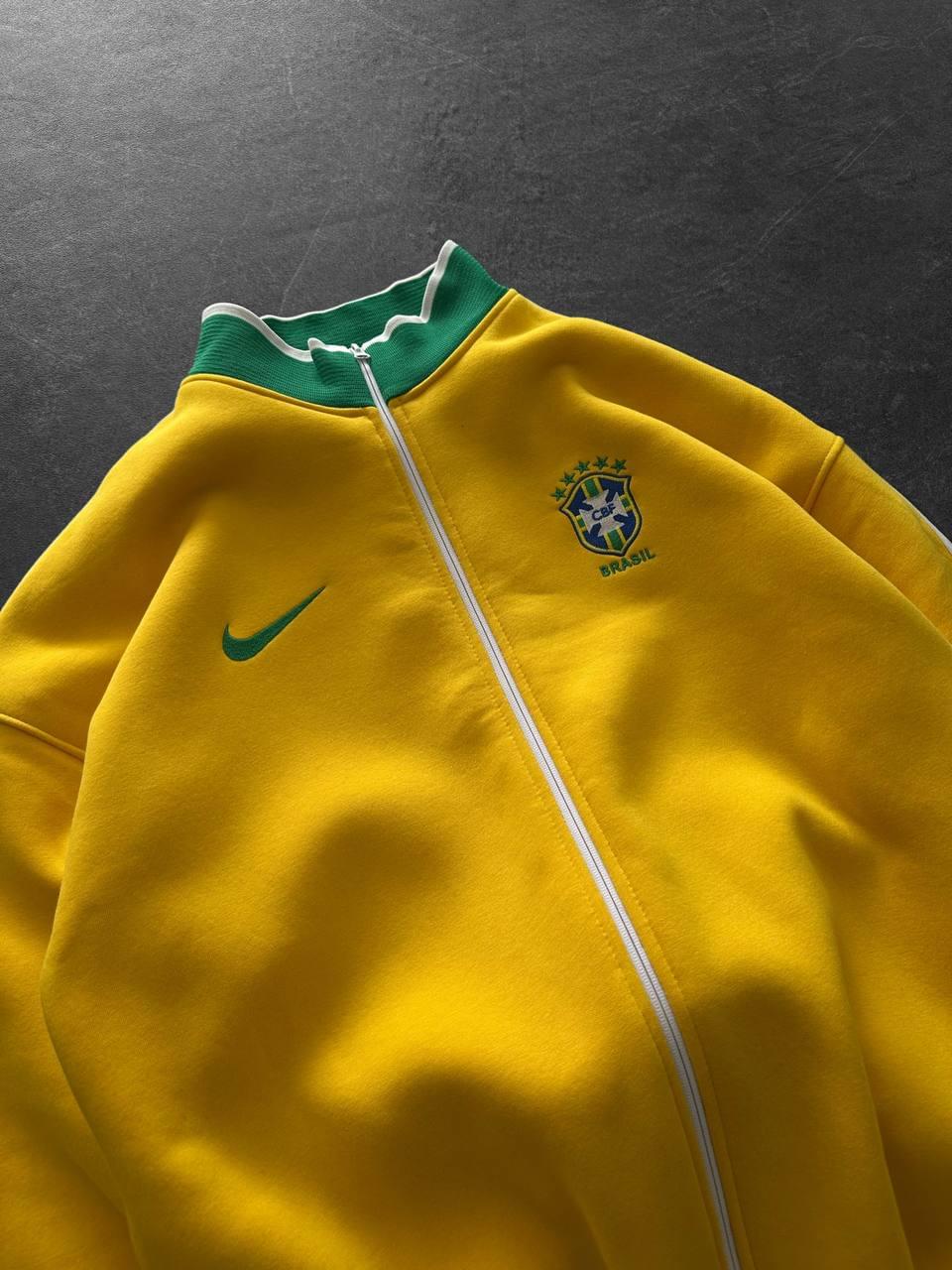 Brazil Football Retro Track Jacket.