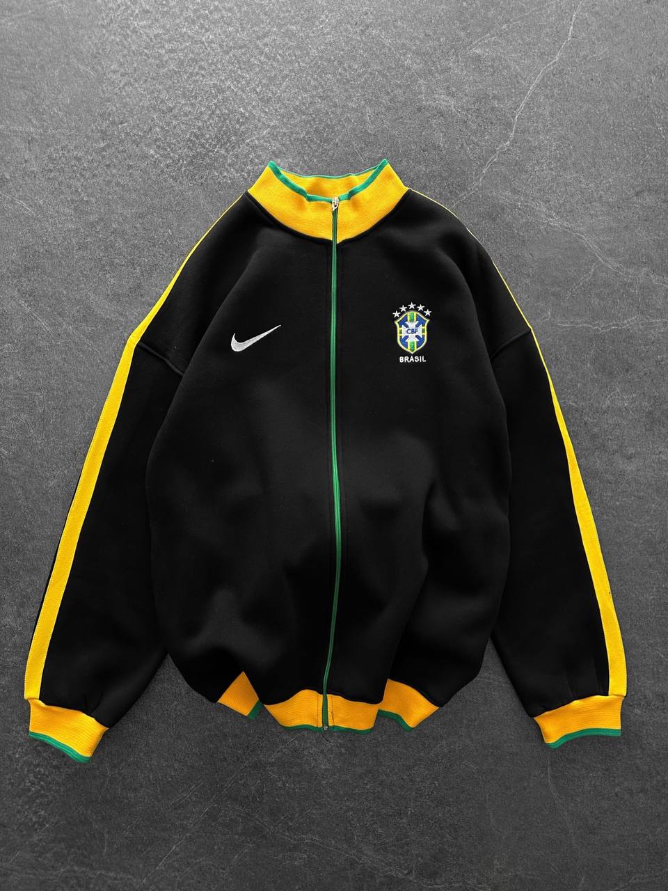 Brazil Football Retro Track Jacket