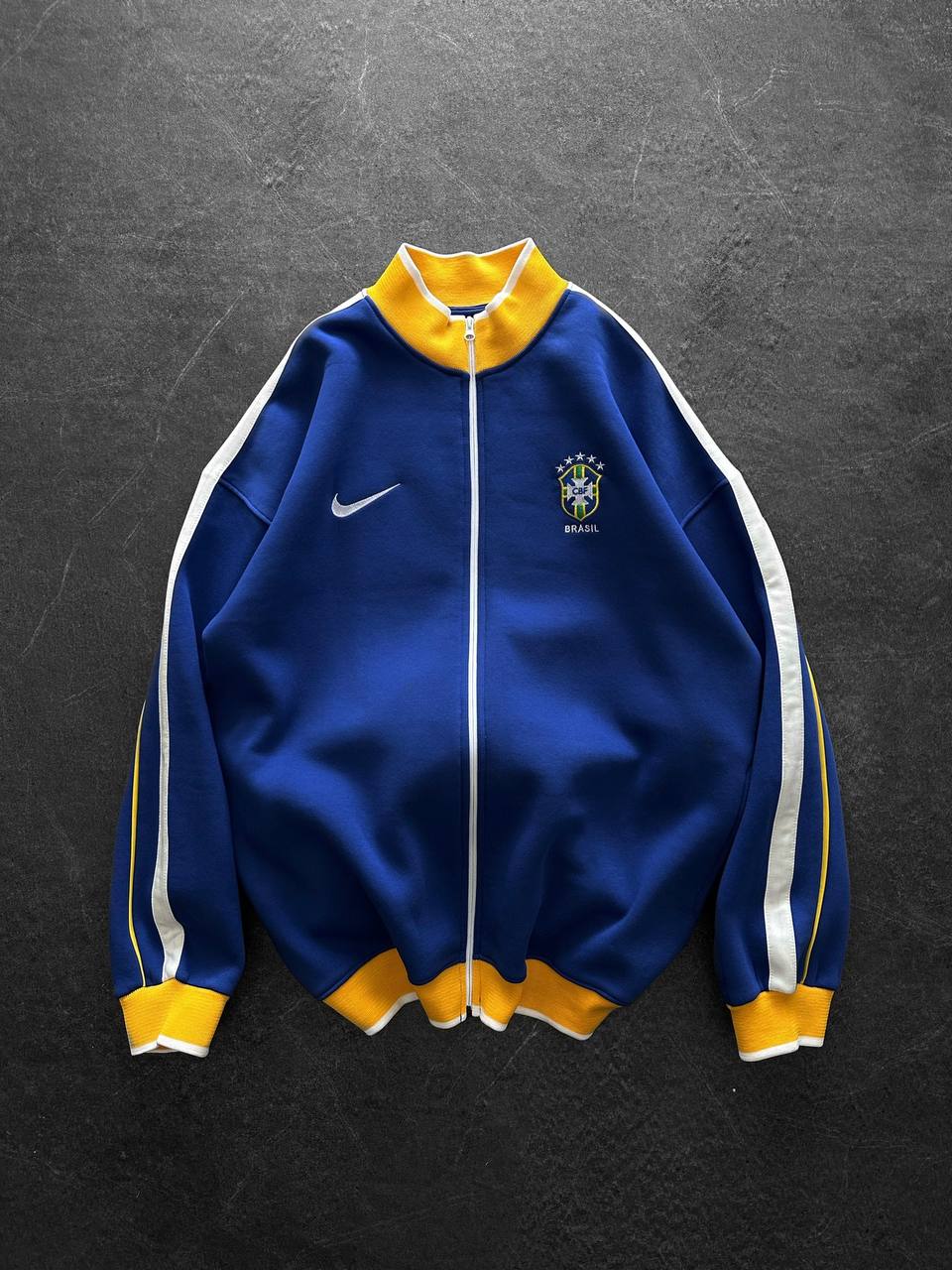 Brazil Football Retro Track Jacket