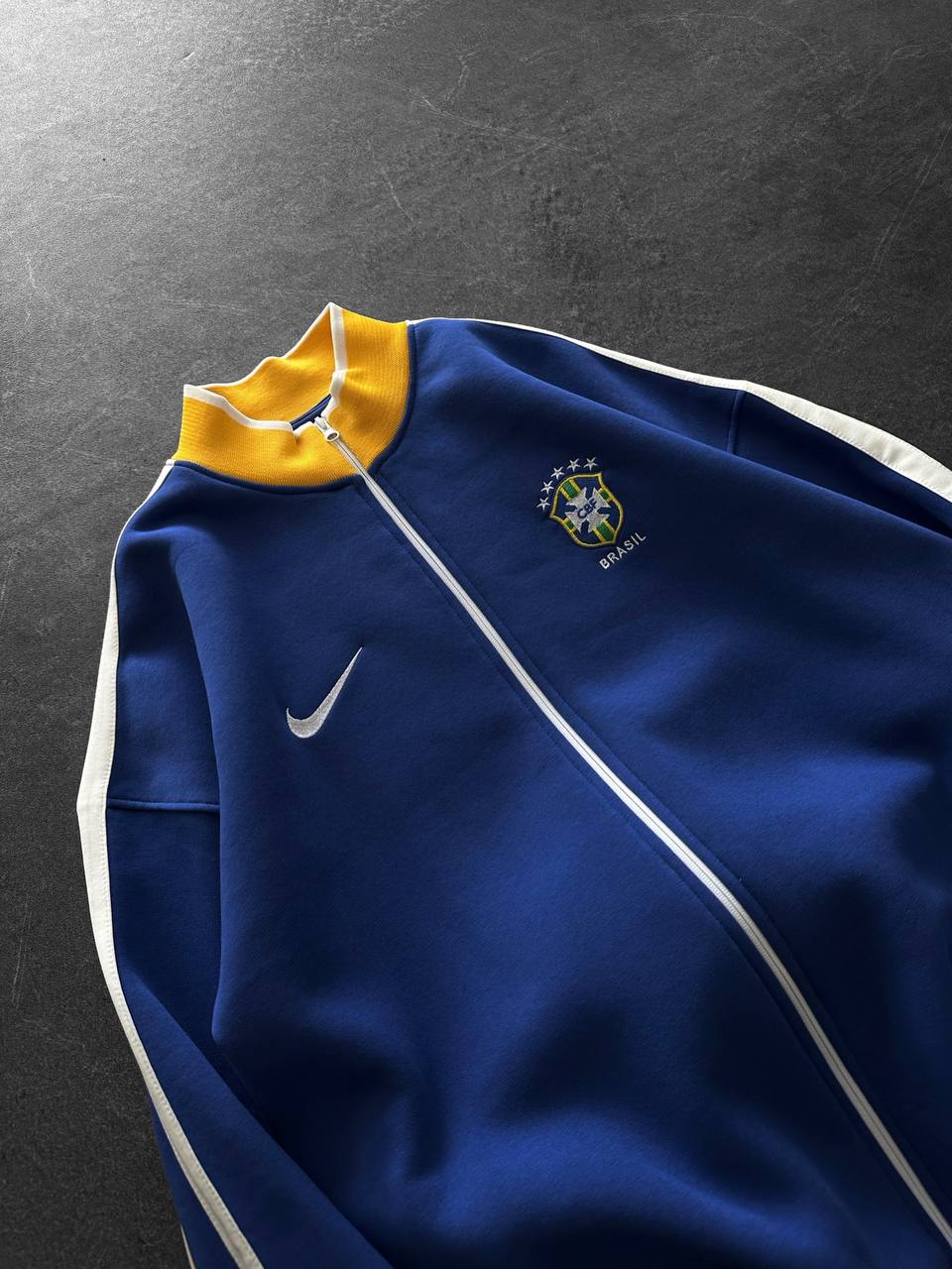 Brazil Football Retro Track Jacket
