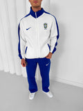 Brazil Retro Football Tracksuit Set