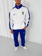 Brazil Retro Football Tracksuit Set