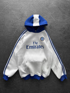 Chelsea FC "Fly Emirates" Retro Hoodie – Oversized Blokecore Football Sweatshirt