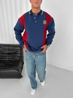 FC Barcelona Retro Polo Sweatshirt