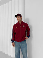 FC Barcelona Retro Zip-Up Track Jacket