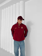 FC Barcelona Retro Zip-Up Track Jacket