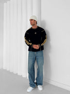 Retro Piped Crewneck Sweatshirt