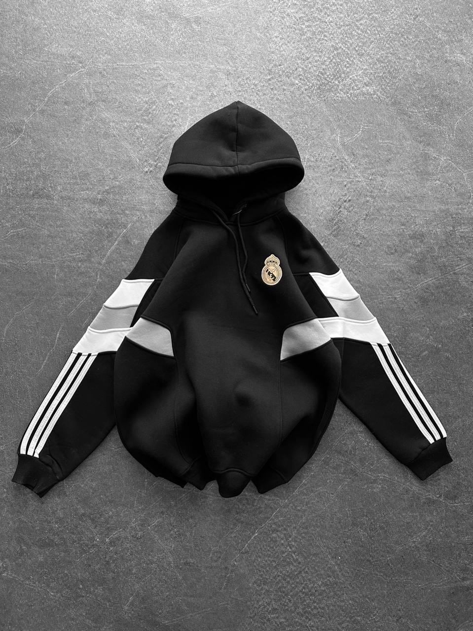 Real Madrid Hooded Oversized Sweatshirt - Stylish and Comfortable