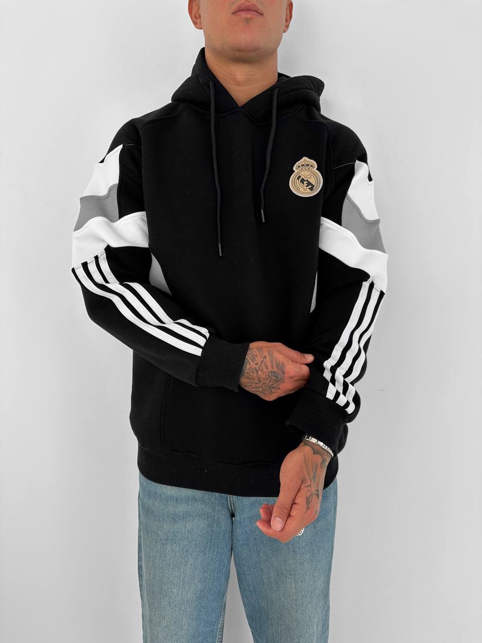 Real Madrid Hooded Oversized Sweatshirt - Stylish and Comfortable