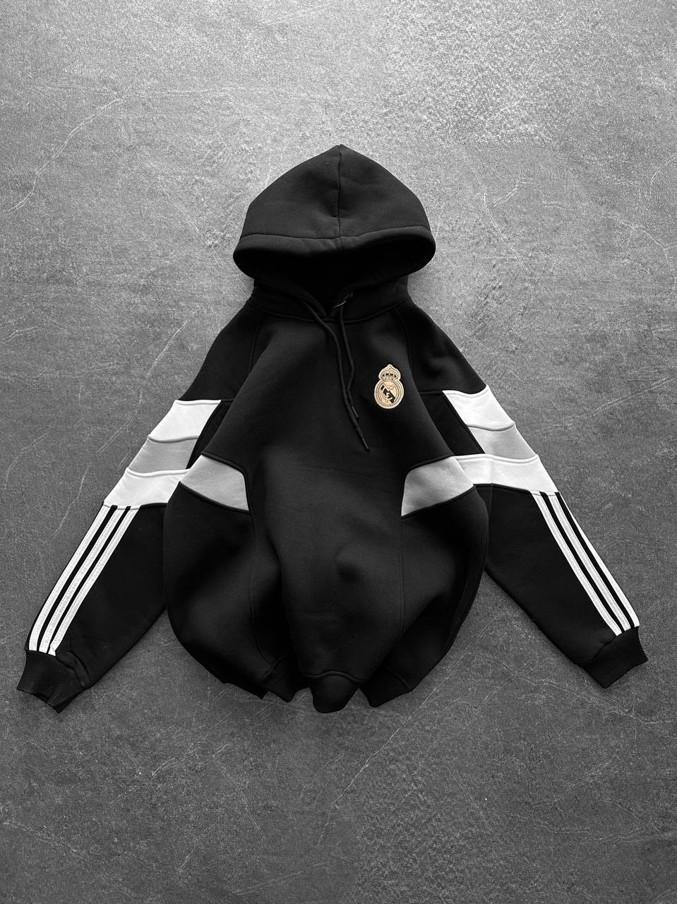 Real Madrid Hooded Oversized Sweatshirt - Stylish and Comfortable