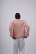 Ribbed Knit Half-Zip Sweater