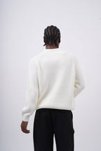Ribbed Knit Half-Zip Sweater