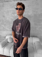 Rise kyrin Graphic Tee - Ethnic Carpet Print Shirt