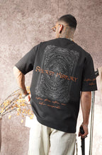 SECRET HISTORY Graphic Tee - Vintage Text T-Shirt - Mysterious Statement Top