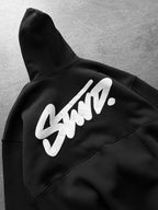 "STWD" Graffiti Logo Hoodie – Oversized Streetwear Pullover