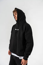 Silent Hustle Oversized Motivational Quote Hoodie