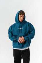 Silent Hustle Oversized Motivational Quote Hoodie