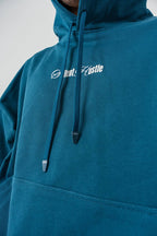 Silent Hustle Oversized Motivational Quote Hoodie