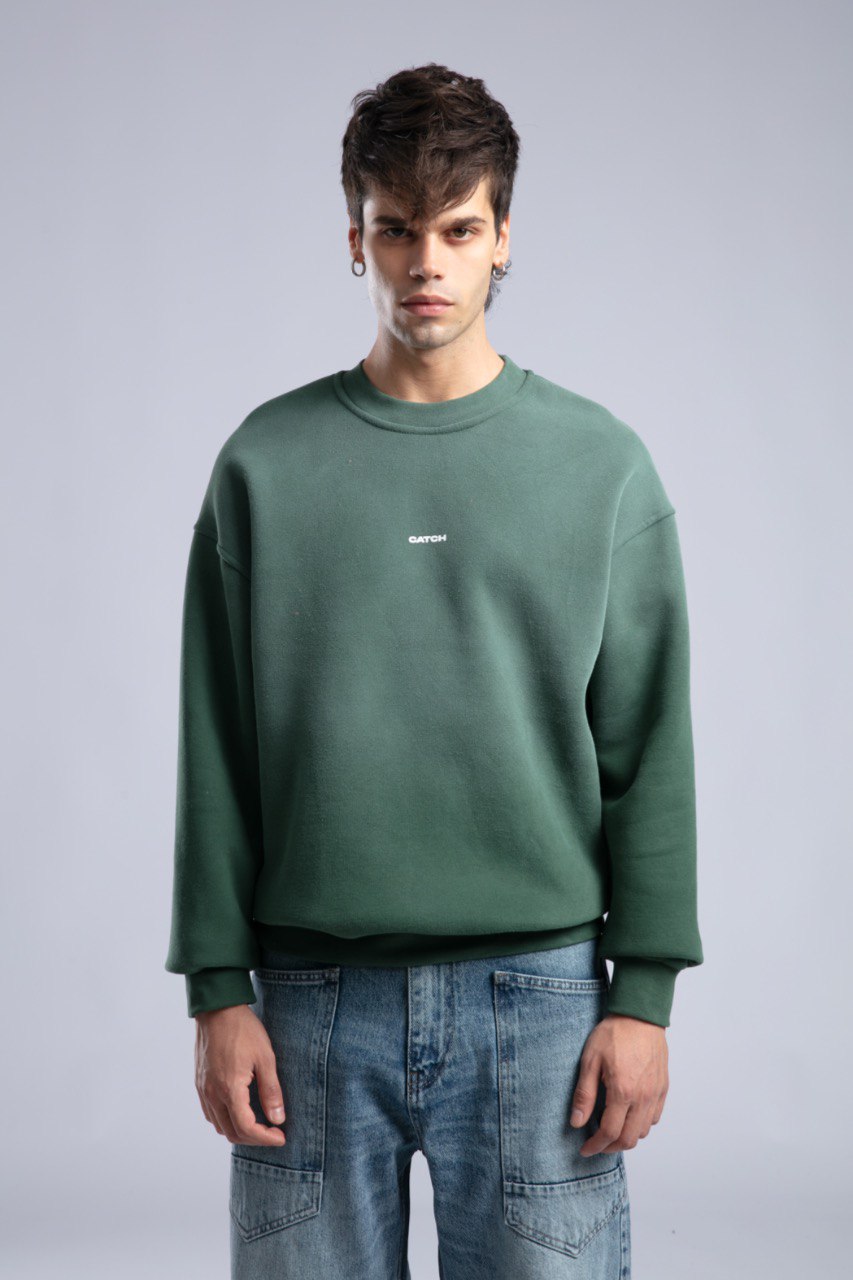 CATCH Oversized Unisex Sweatshirt – Minimal Streetwear Studio Collection