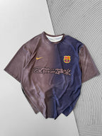 Travis Scott Cactus Jack FC Barcelona Distressed T-Shirt