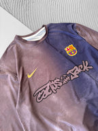 Travis Scott Cactus Jack FC Barcelona Distressed T-Shirt