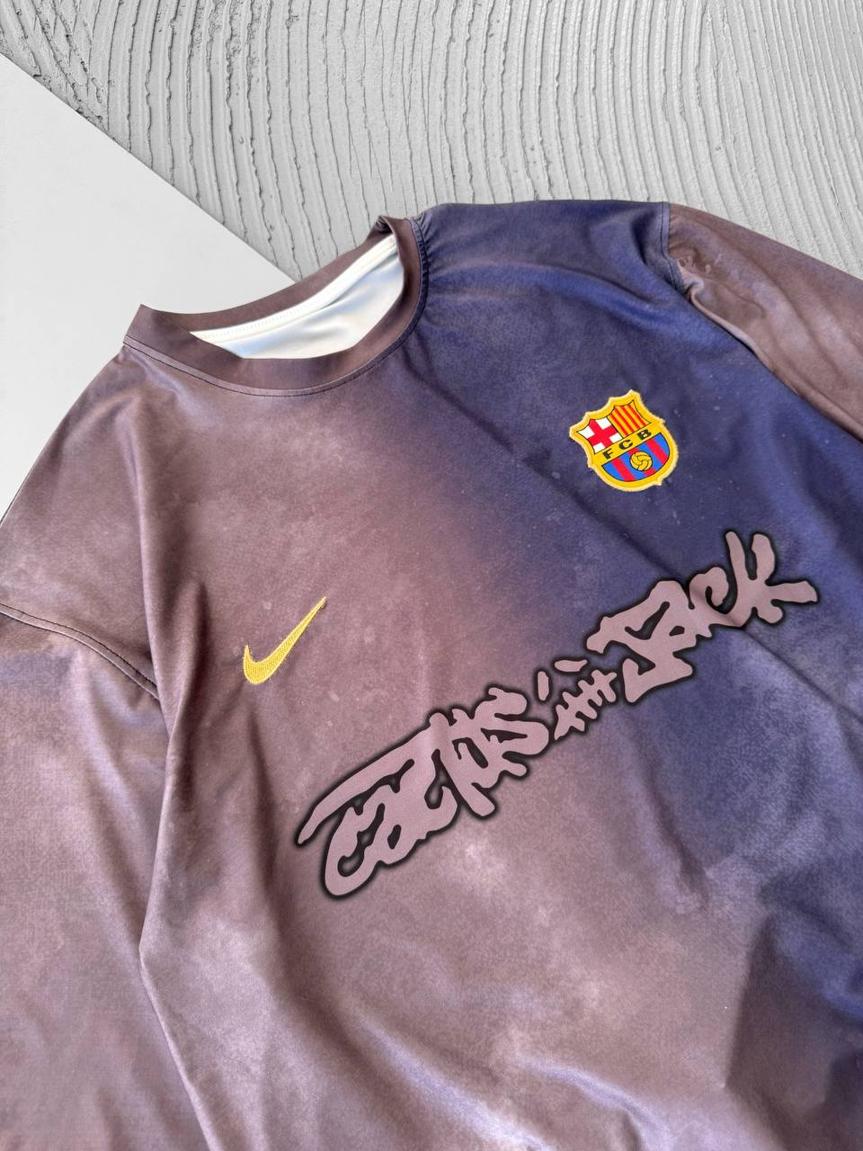 Travis Scott Cactus Jack FC Barcelona Distressed T-Shirt