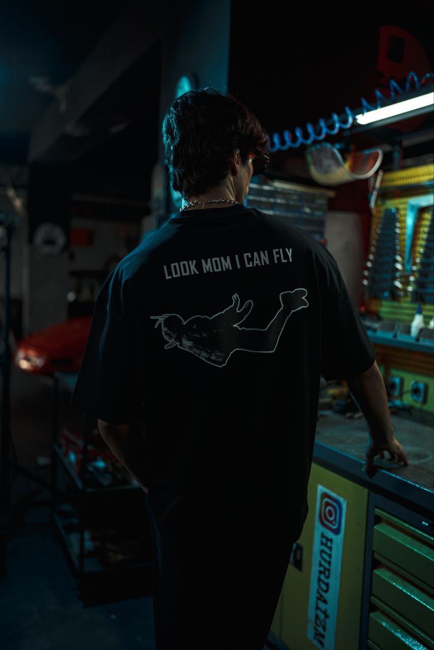 Travis Scott Look Mom I Can Fly Graphic Cotton Tee