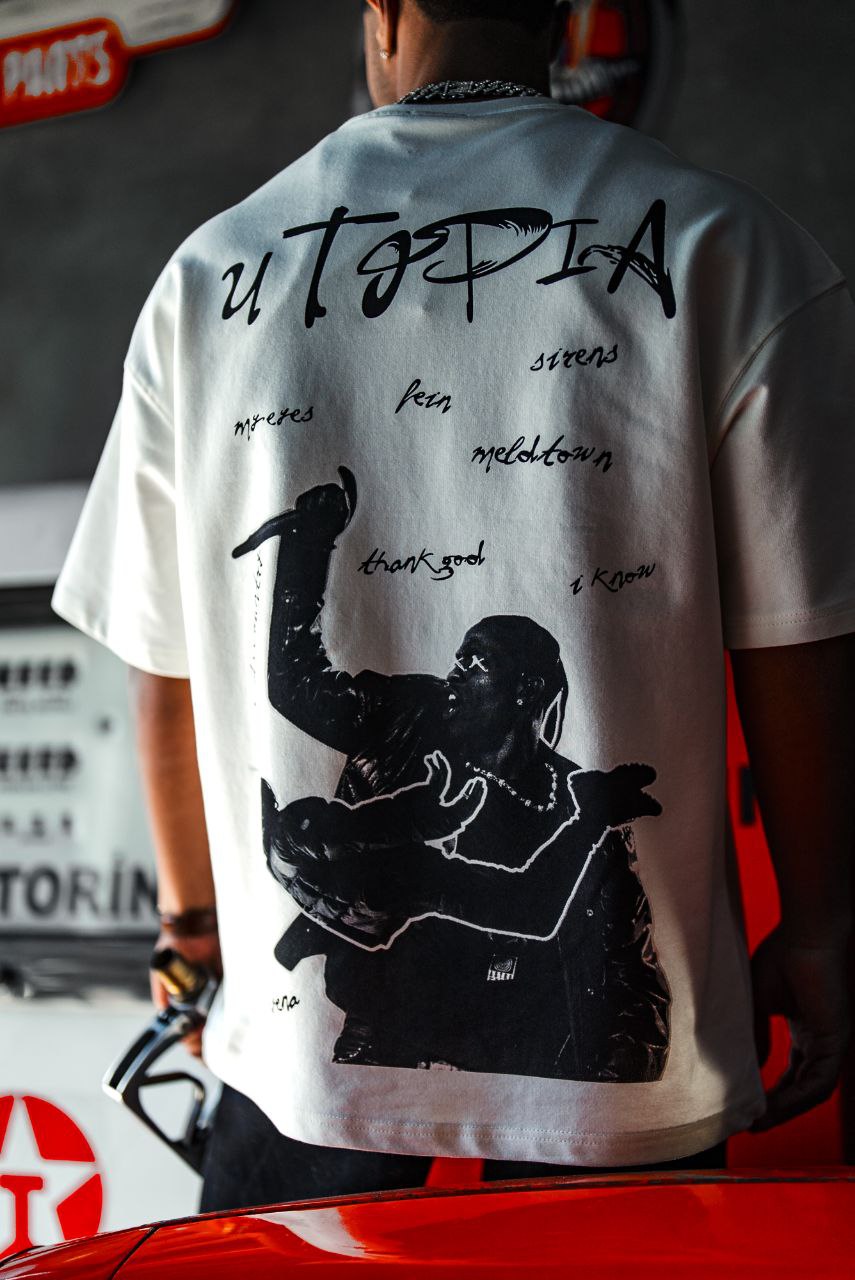 Travis Scott Utopia Album Graphic Cotton Tee