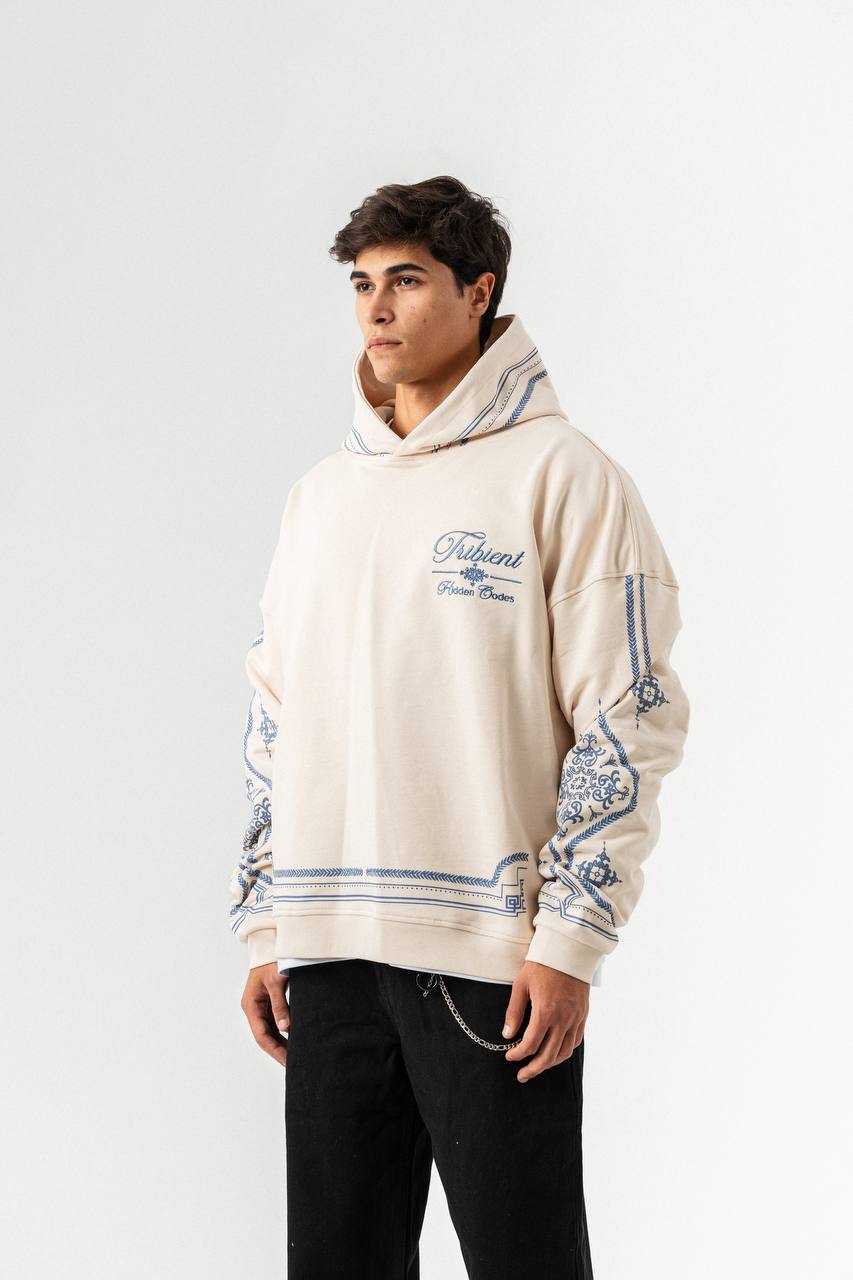 Tribient Hidden Codes Embroidered Hoodie – Unisex Streetwear