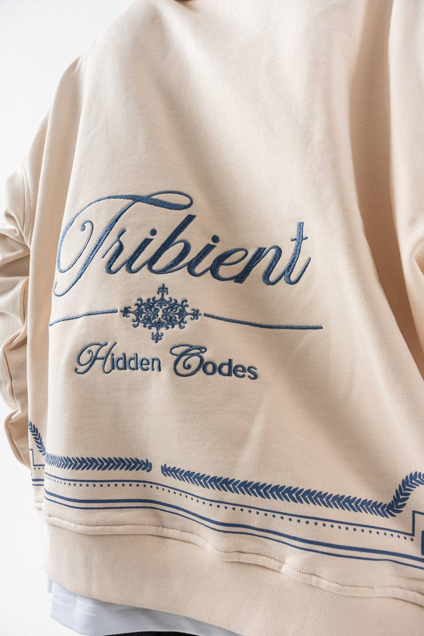 Tribient Hidden Codes Embroidered Hoodie – Unisex Streetwear