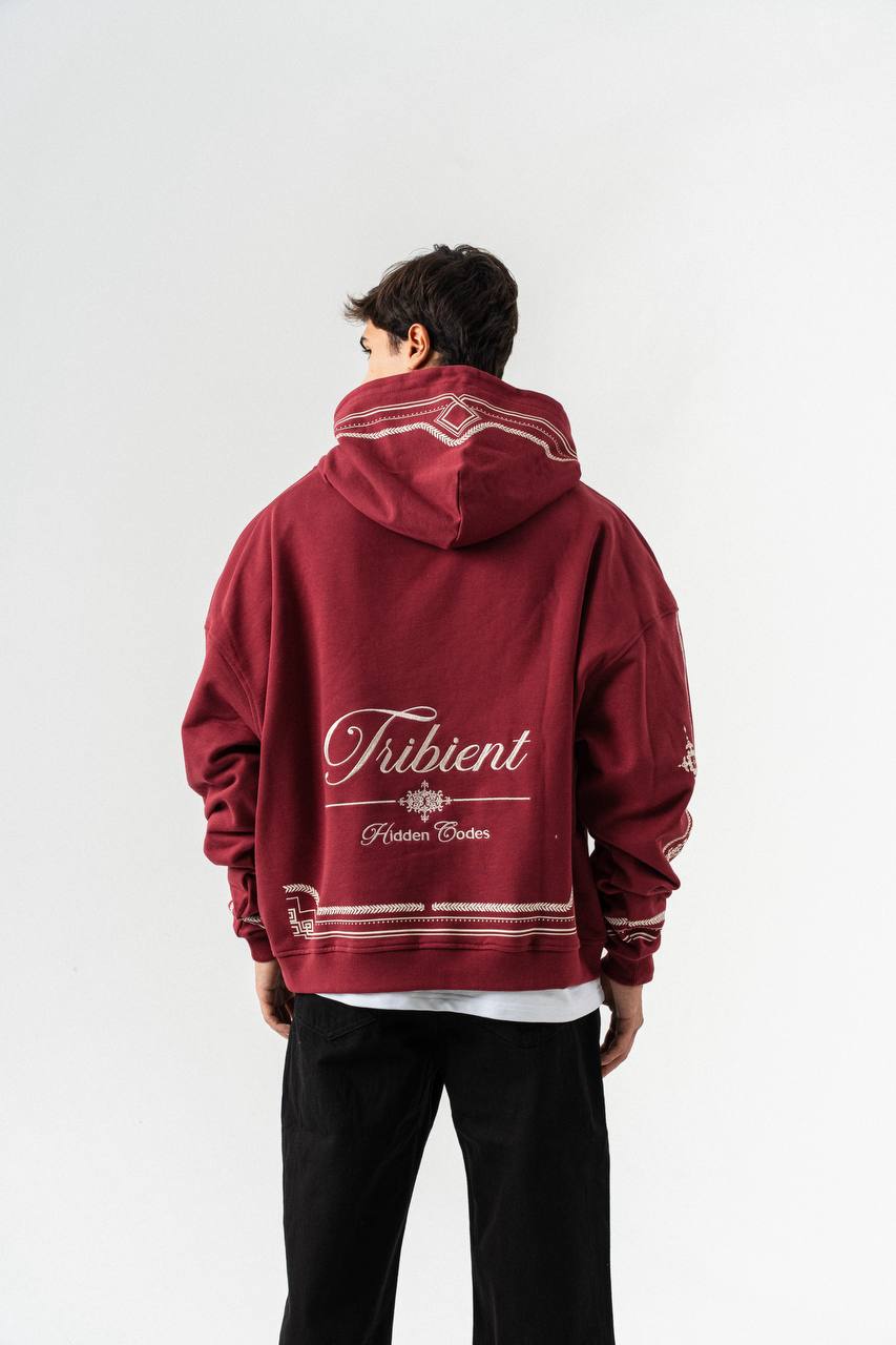 Tribient Hidden Codes Embroidered Hoodie – Unisex Streetwear
