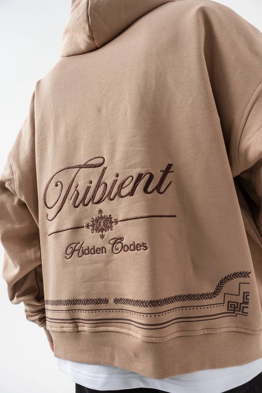 Tribient Hidden Codes Embroidered Hoodie – Unisex Streetwear