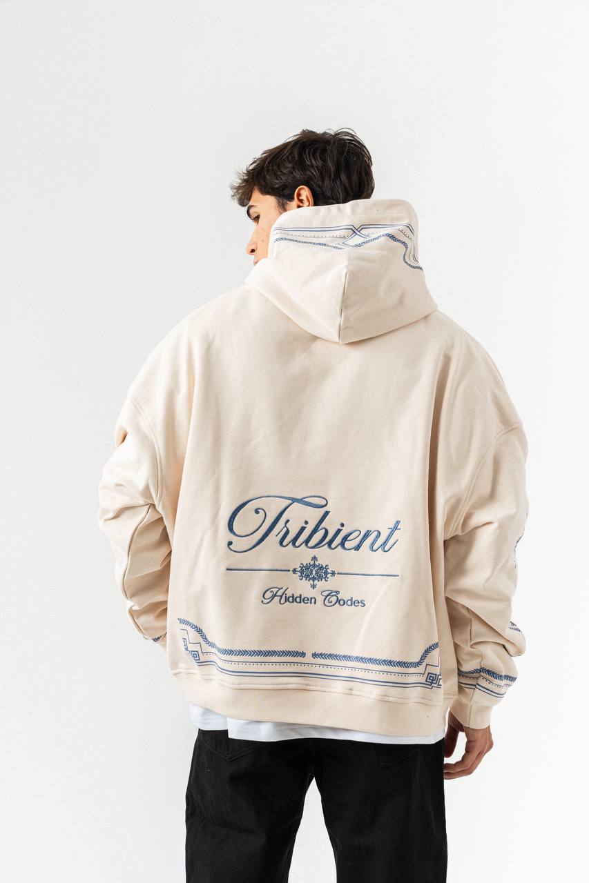 Tribient Hidden Codes Embroidered Hoodie – Unisex Streetwear
