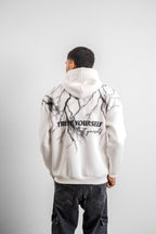 Trust Yourself Embroidered Detail Oversize Sweatshirt