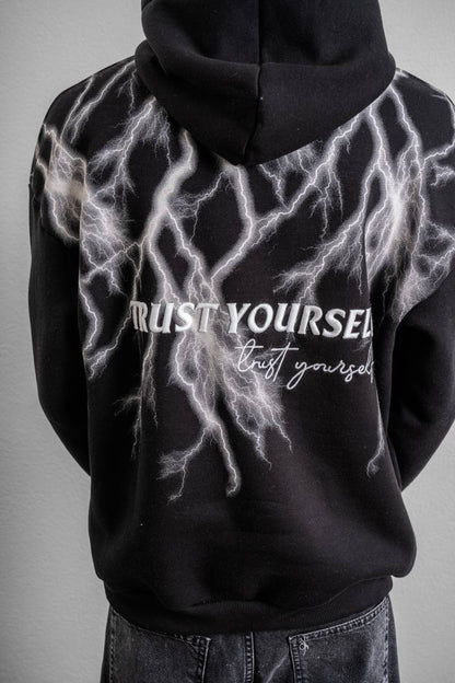 Trust Yourself Embroidered Detail Oversize Sweatshirt