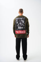 Tupac Shakur Oversized Sweatshirt: Iconic Legend Graphic