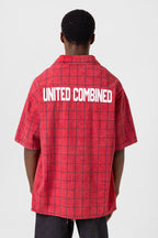 UNITED COMBINED Front Graphic Tee - Unique Design T-Shirt - Casual Statement Top
