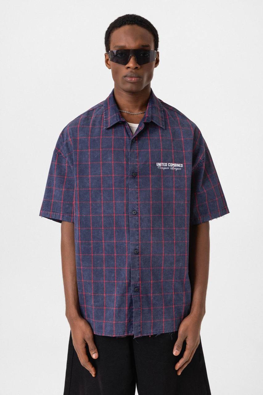 UNITED COMBINED Front Graphic Tee - Unique Design T-Shirt - Casual Statement Top