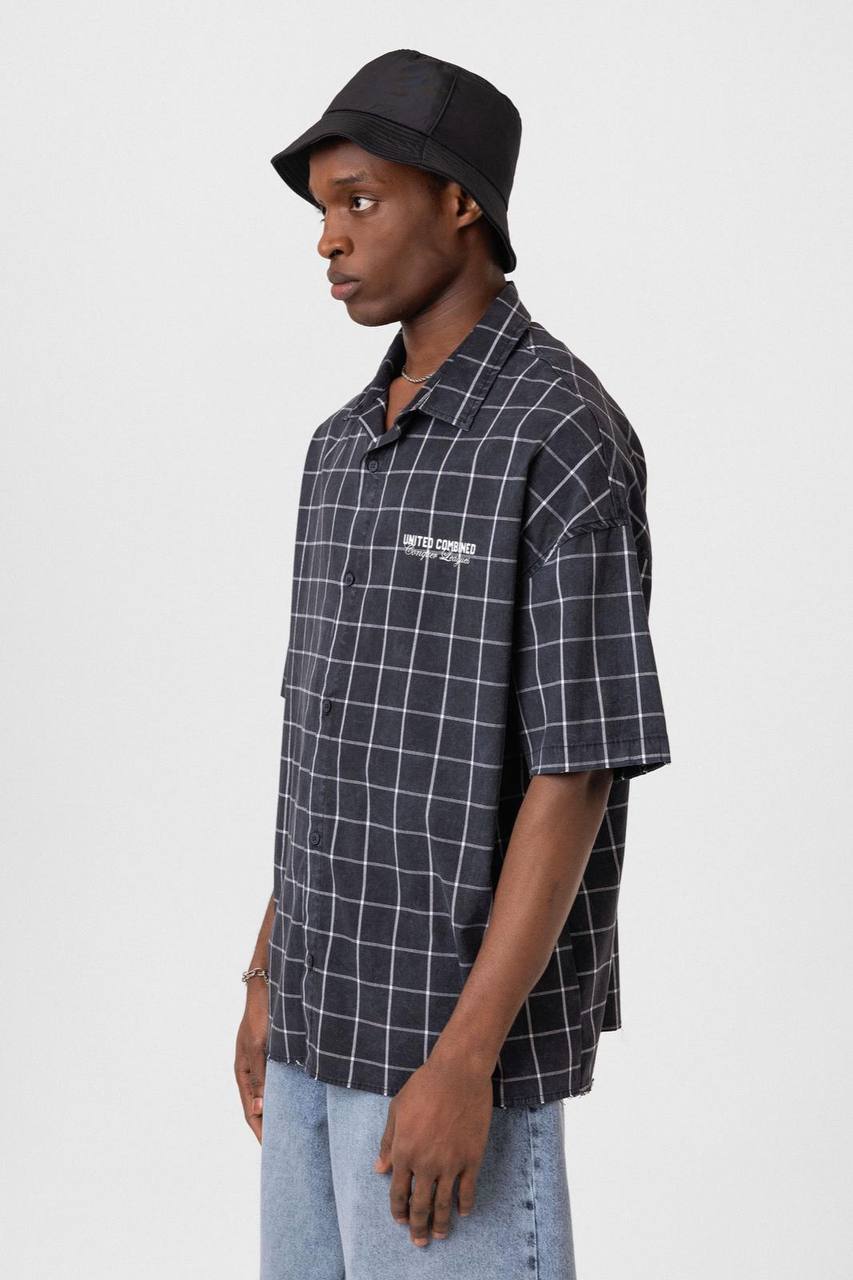 UNITED COMBINED Front Graphic Tee - Unique Design T-Shirt - Casual Statement Top