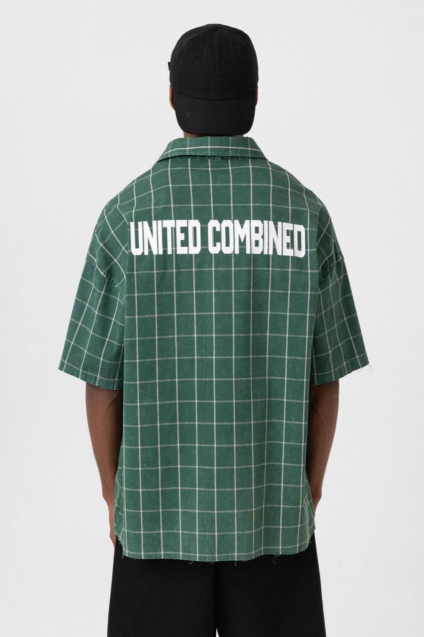UNITED COMBINED Front Graphic Tee - Unique Design T-Shirt - Casual Statement Top
