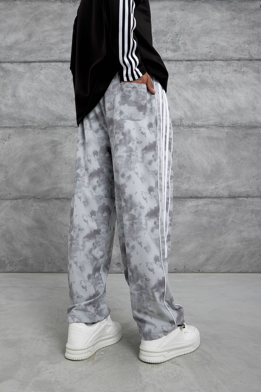 Unisex Cloud Wash Side Stripe Joggers – Streetwear Sweatpants