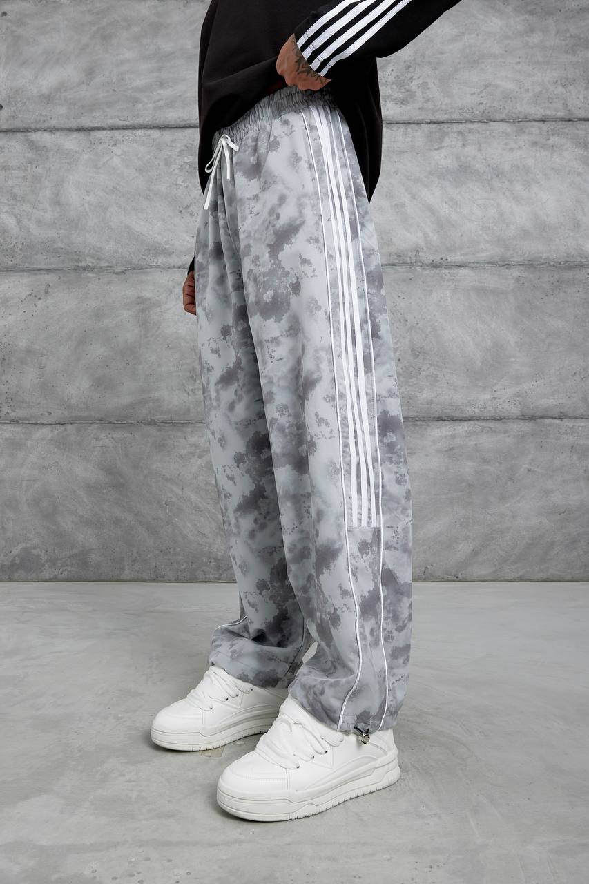Unisex Cloud Wash Side Stripe Joggers – Streetwear Sweatpants