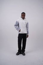 Unisex "Davis" Script Color Block Hoodie – Minimal Oversized Streetwear