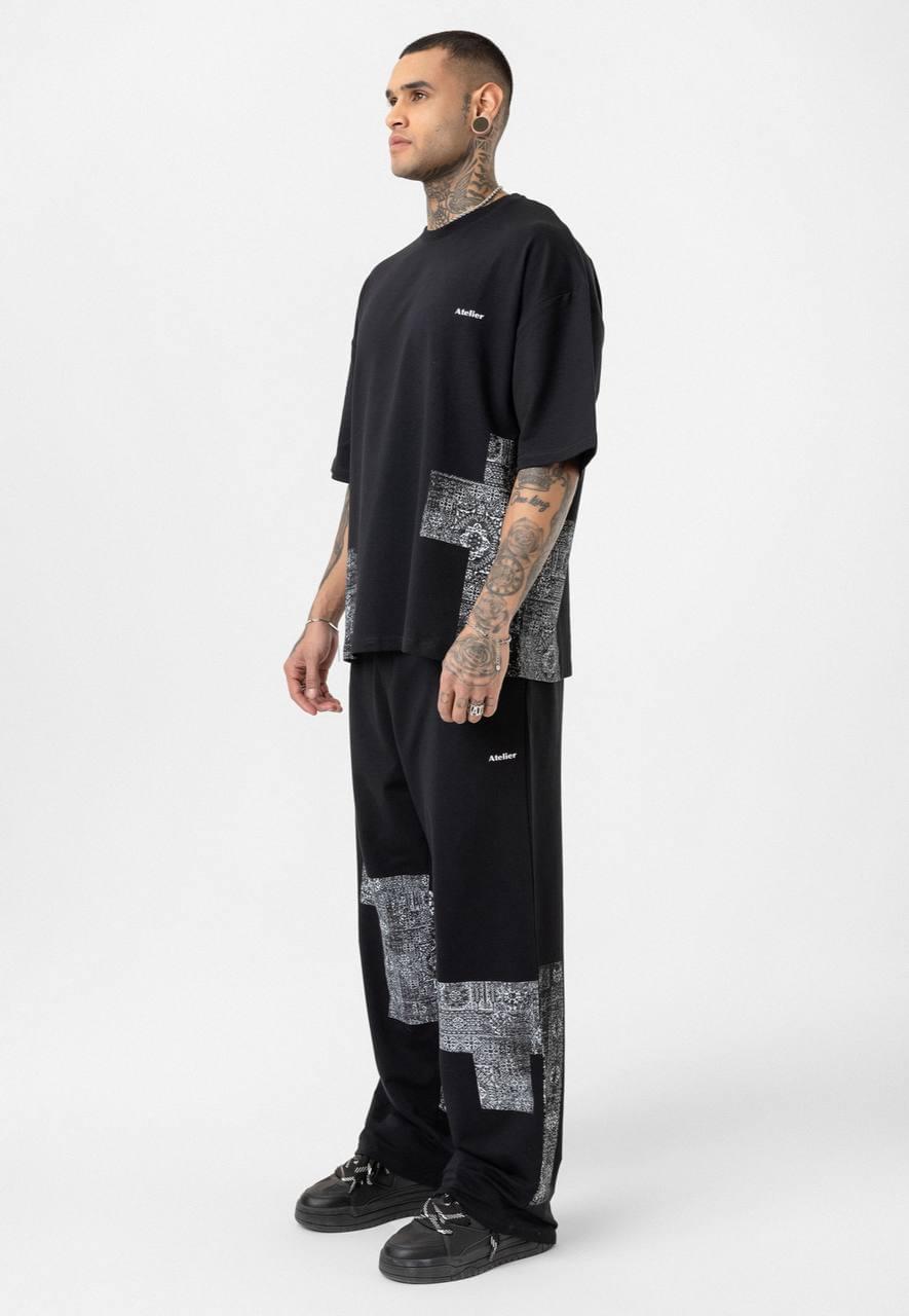 Unisex Patterned Tracksuit Set.