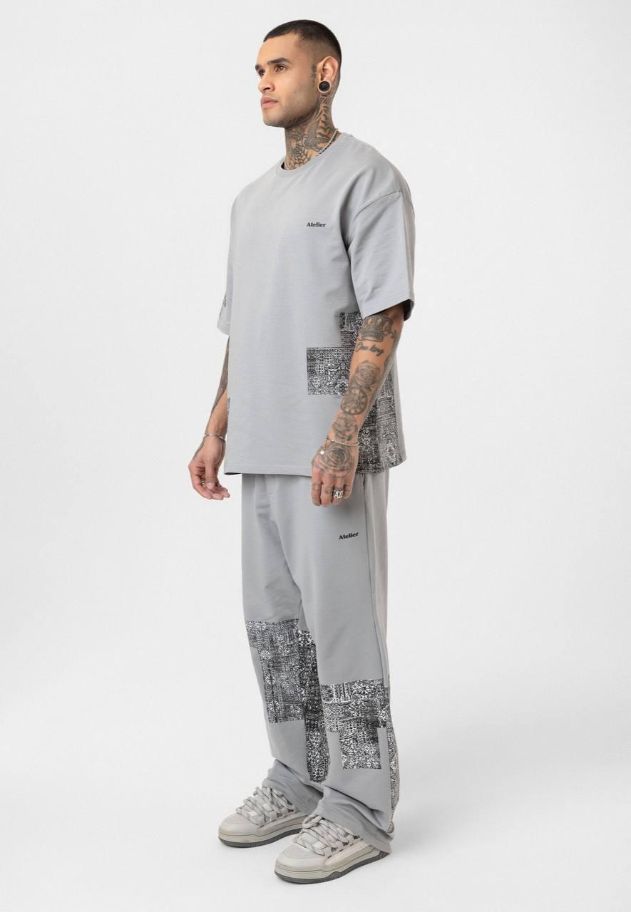 Unisex Patterned Tracksuit Set.
