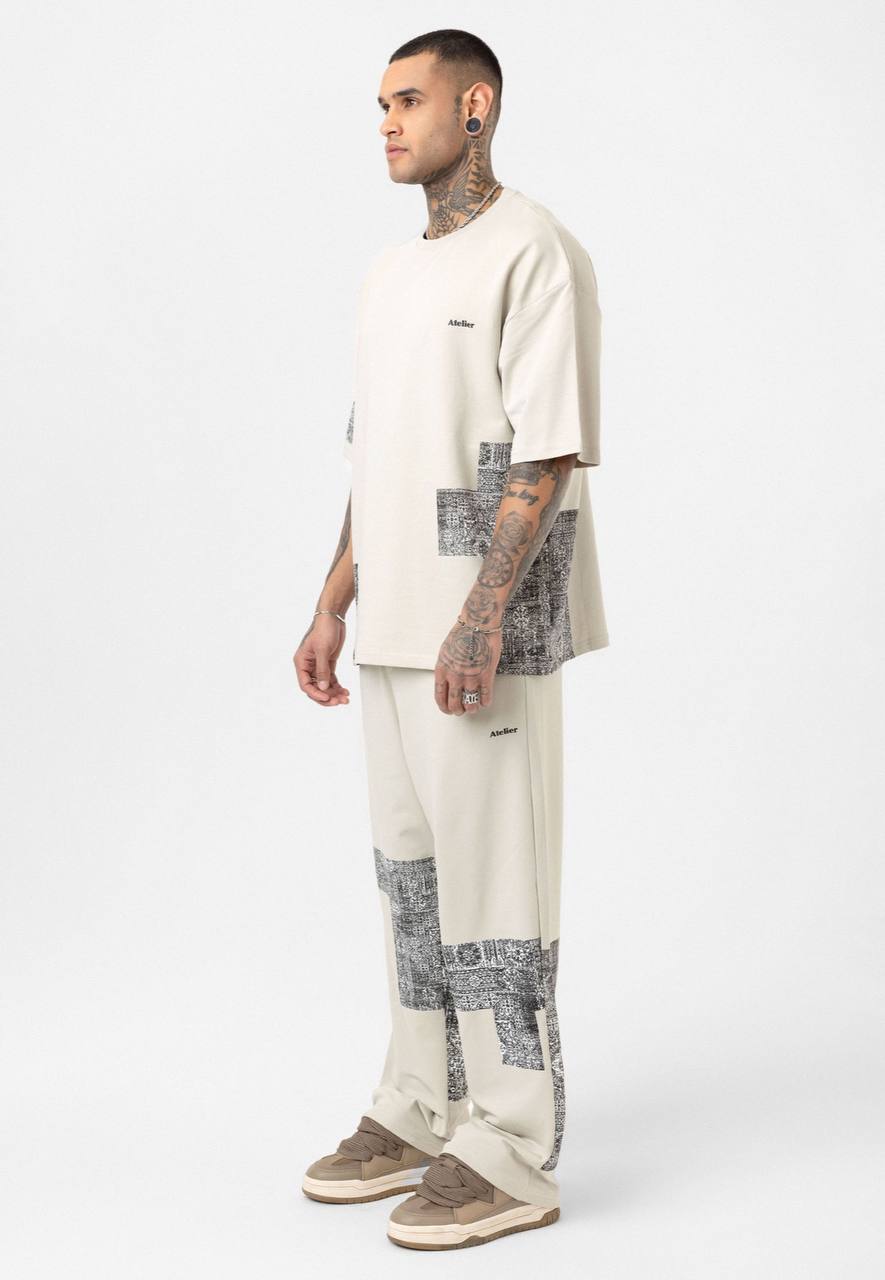 Unisex Patterned Tracksuit Set