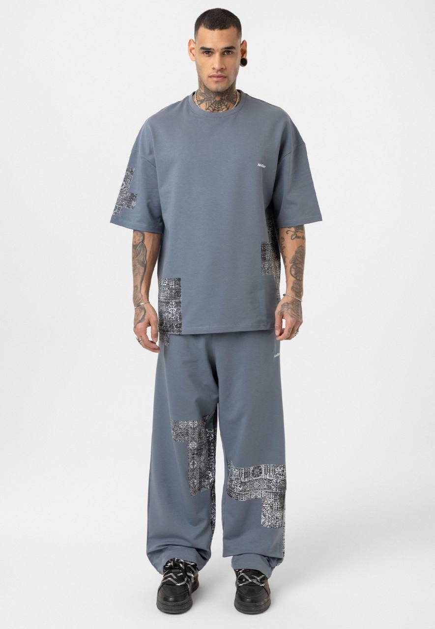 Unisex Patterned Tracksuit Set