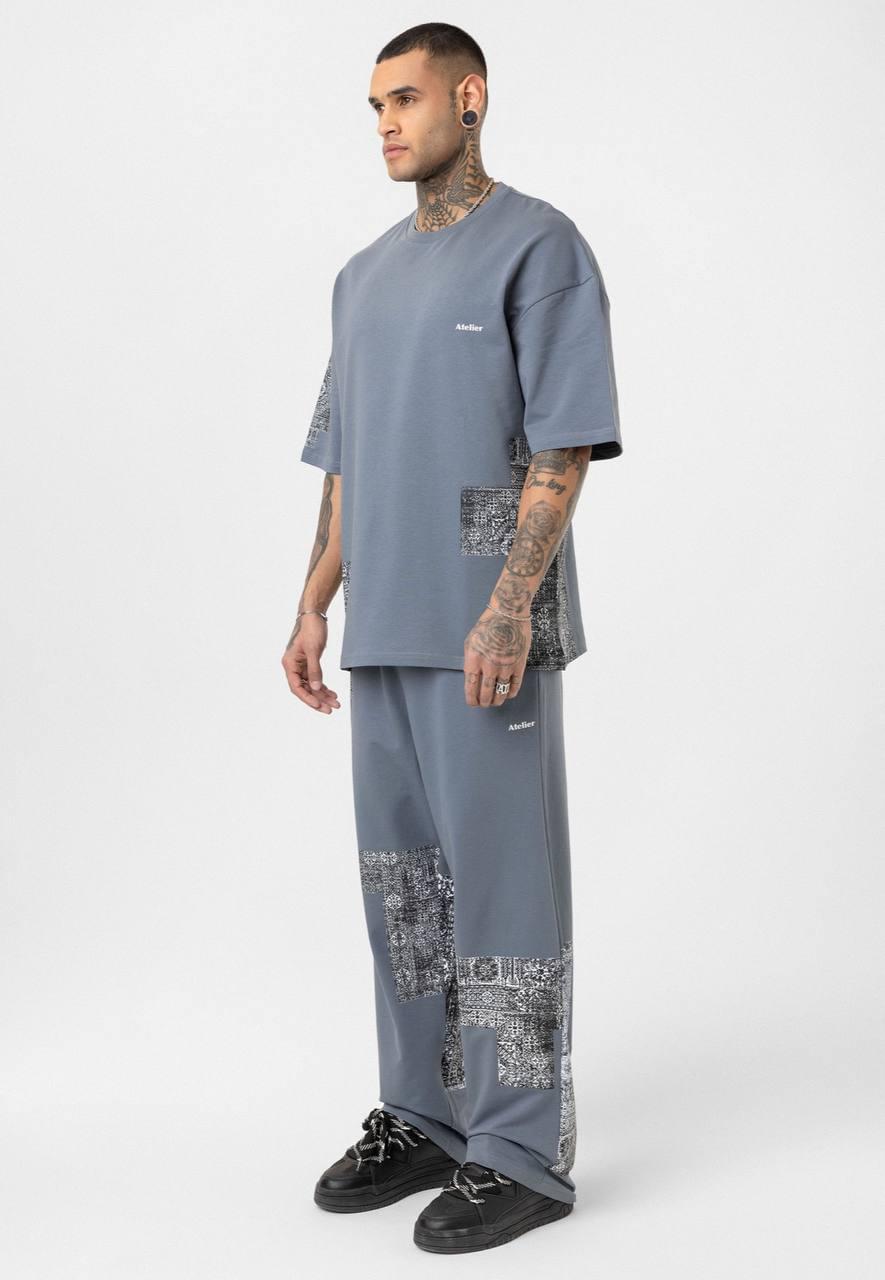 Unisex Patterned Tracksuit Set.