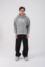 Unisex Washed Graphic Hoodie – "Survival of the Fittest" Print