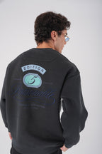 Unisex Washed Graphic Sweatshirt – "Reasonable" Back Print